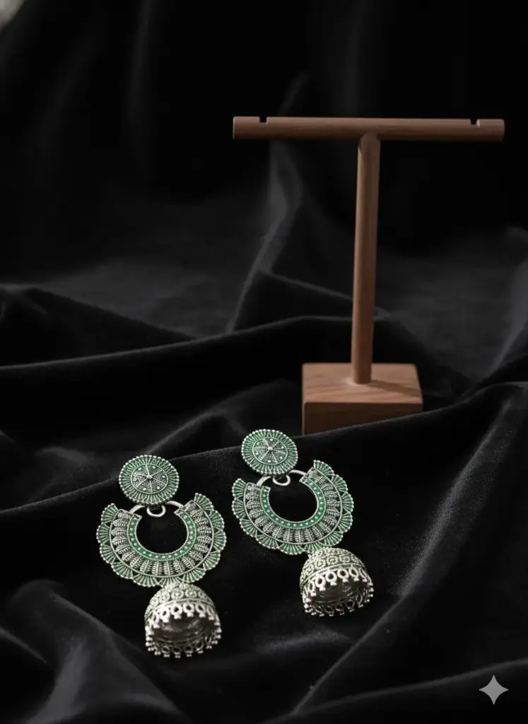 Emerald Royal Chand Jhumki